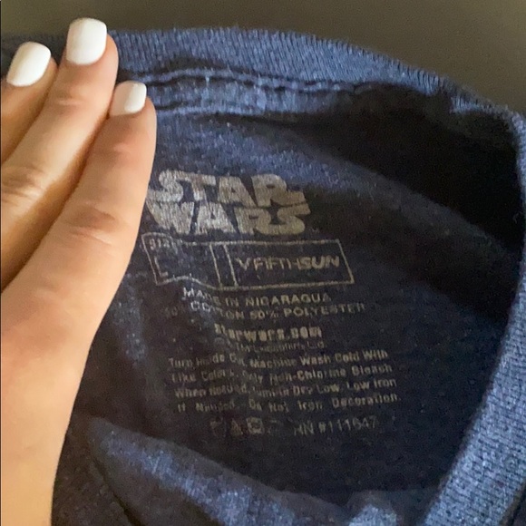 Star Wars t shirt WORN MAYBE ONCE - Picture 2 of 2